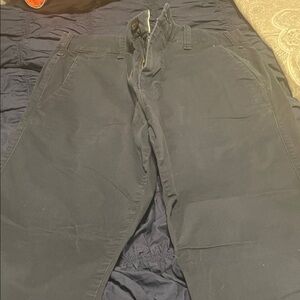 Hollister Men's navy blue Chinos